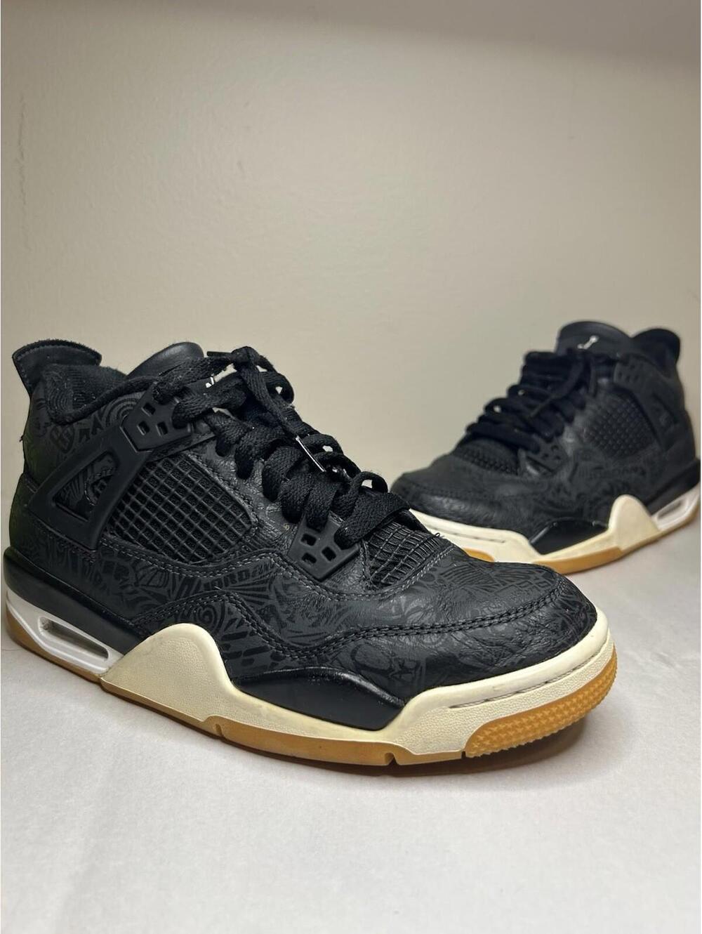 Size 7Y - Jordan 4 Retro Laser, 30th Anniversary 2019